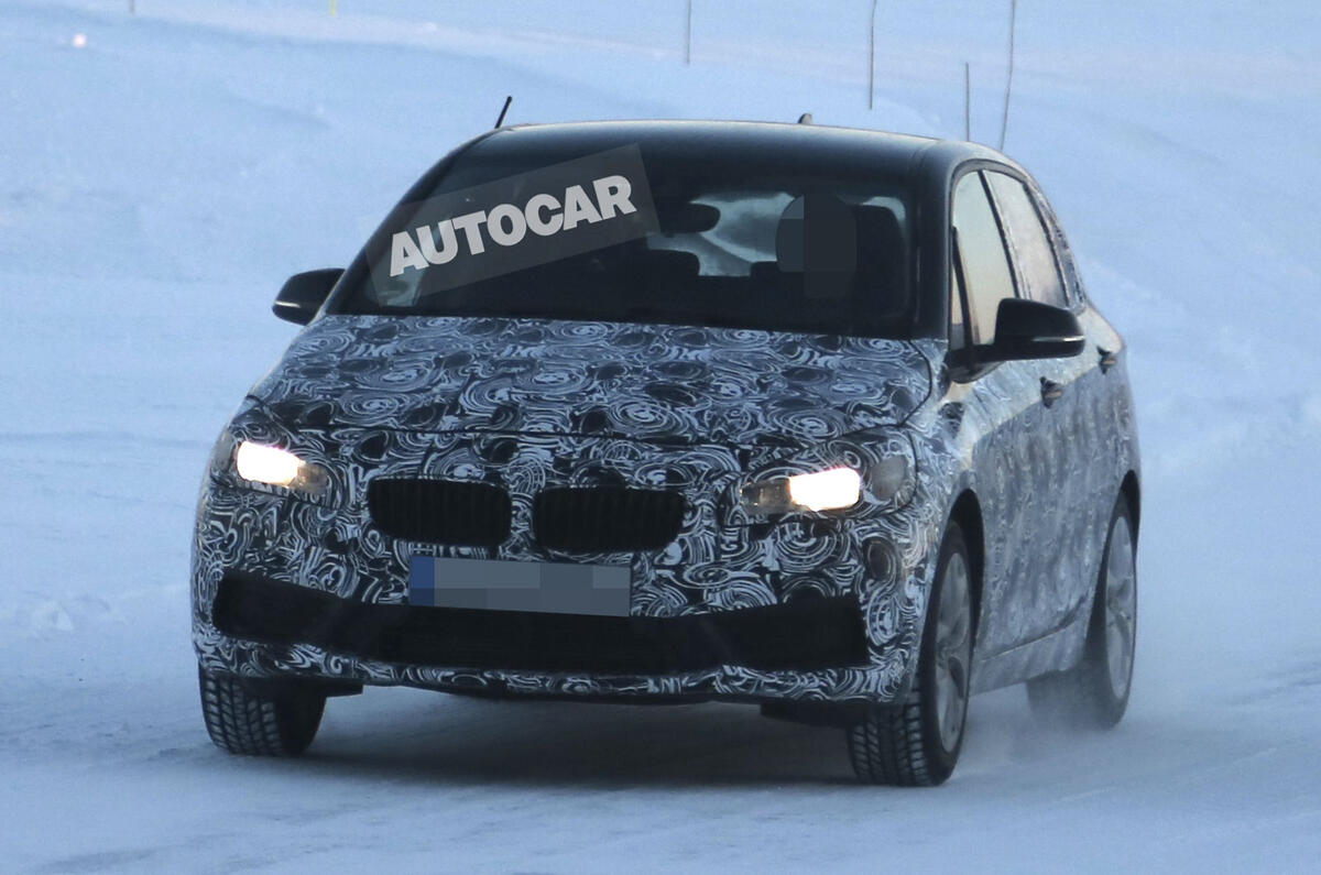 no title BMW 2-series Active Tourer spotted testing - latest pictures
