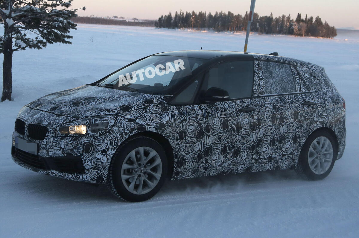 no title BMW 2-series Active Tourer spotted testing - latest pictures
