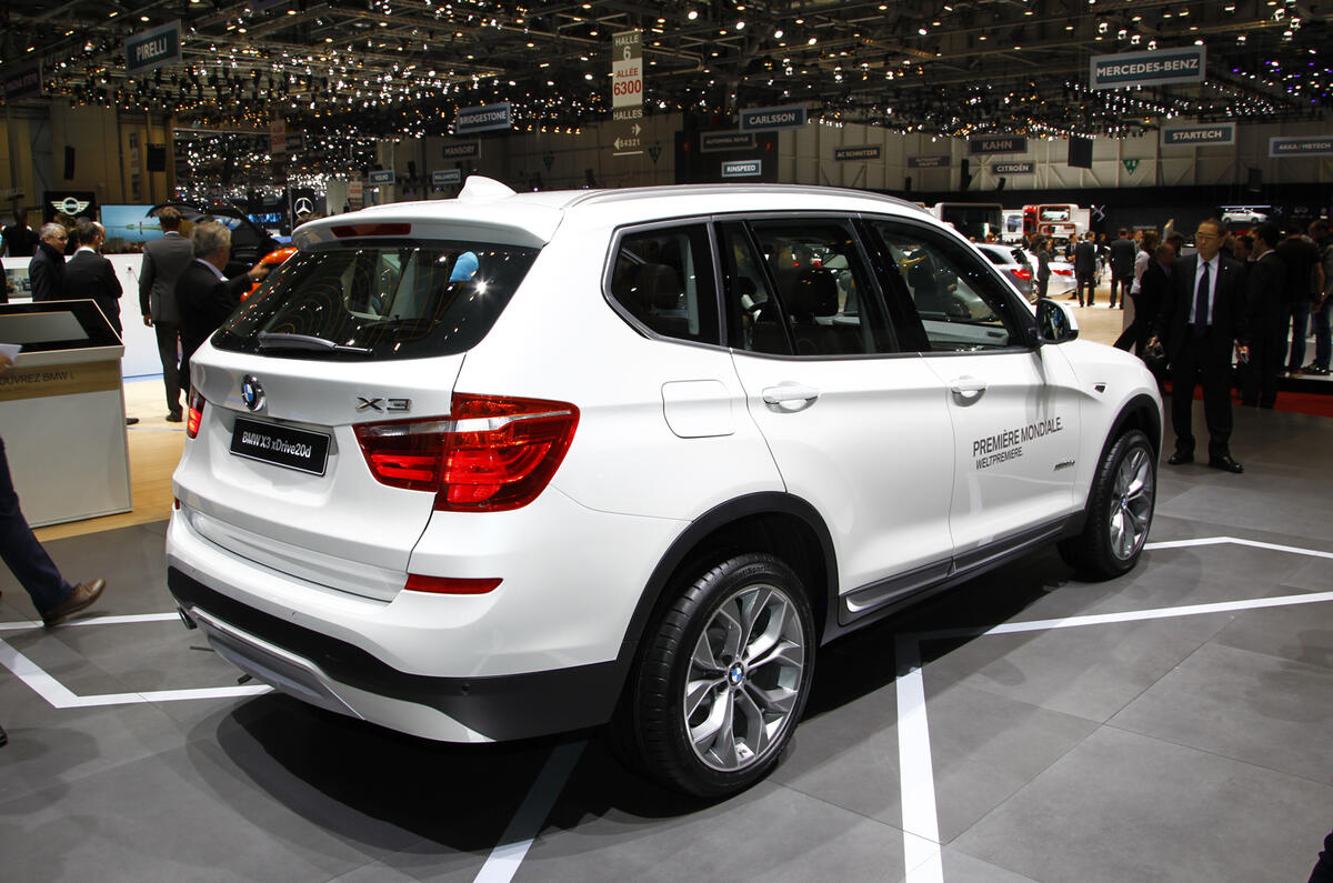 Revised BMW X3 unveiled
