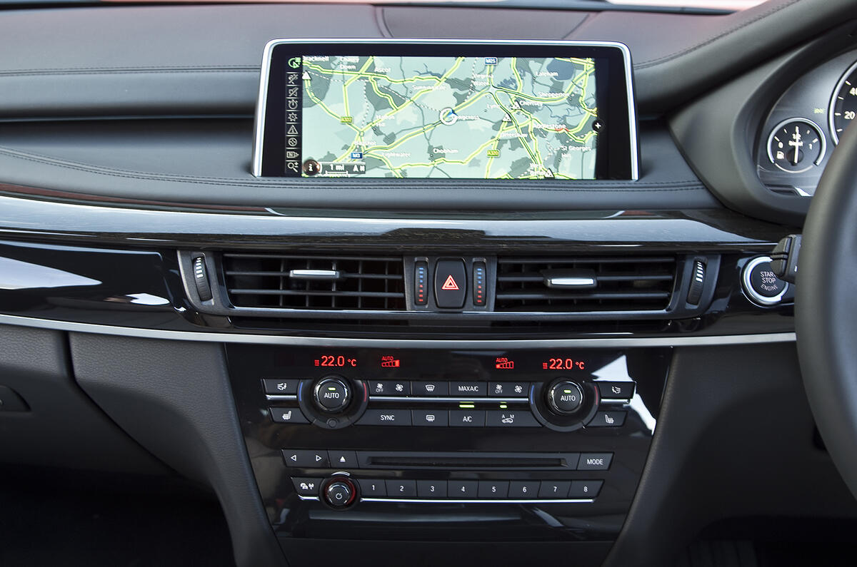 BMW X5 iDrive infotainment system