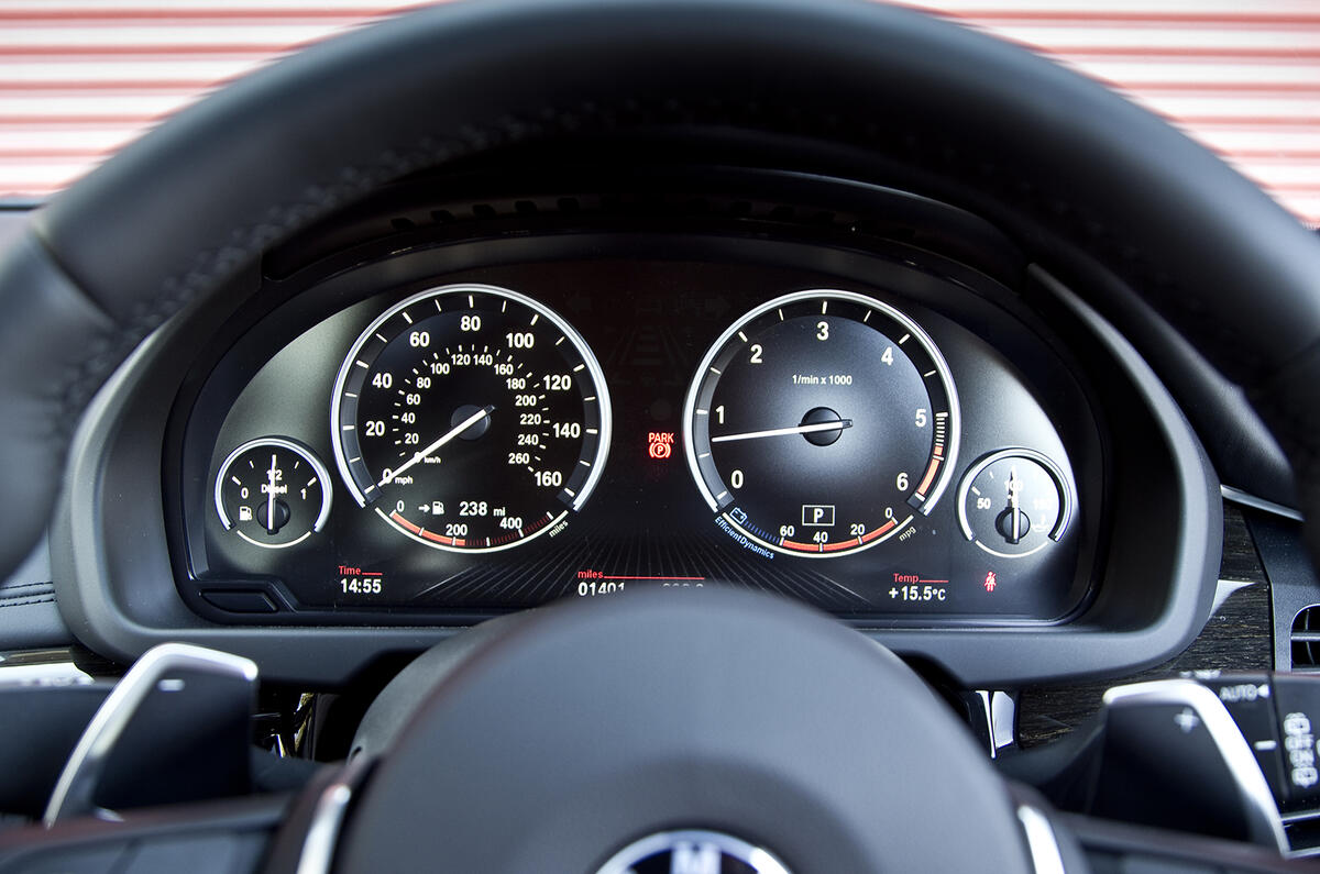 BMW X5 instrument cluster