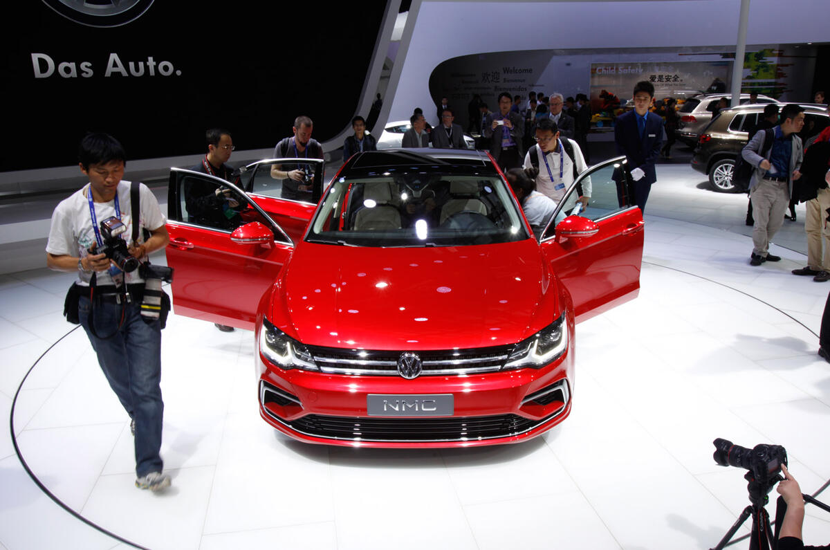 no title Volkswagen plans New Midsize Coupe Concept for Beijing