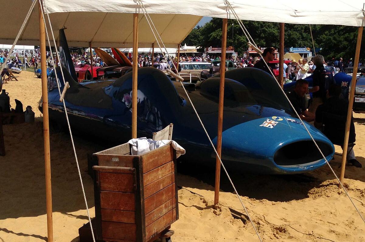 Land Speed Record holders at Goodwood