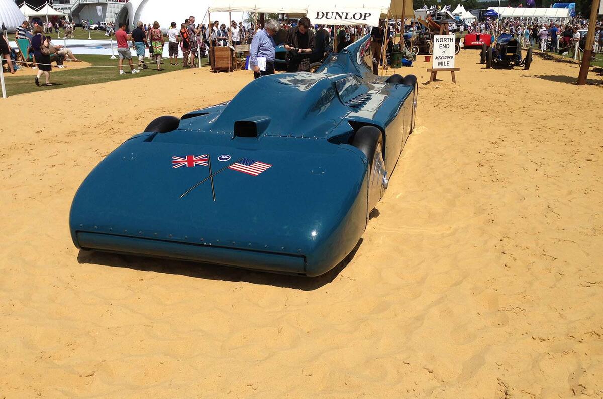 Land Speed Record holders at Goodwood