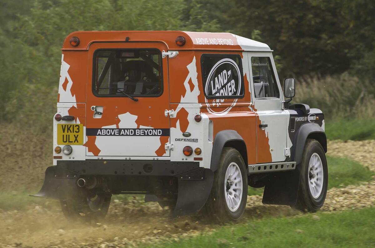 Land Rover Defender rally series launched
