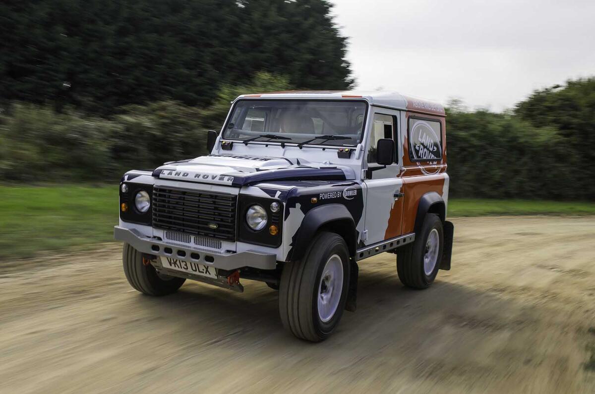 Land Rover Defender rally series launched