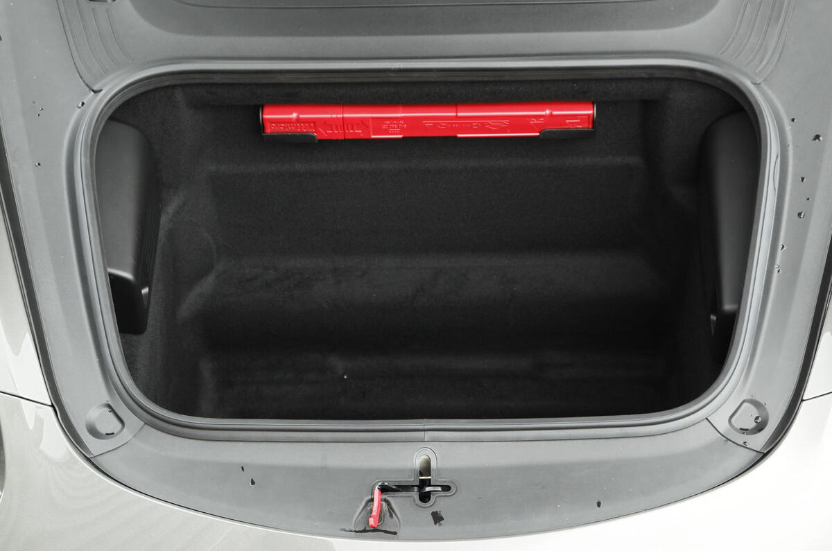 Porsche Boxster boot space
