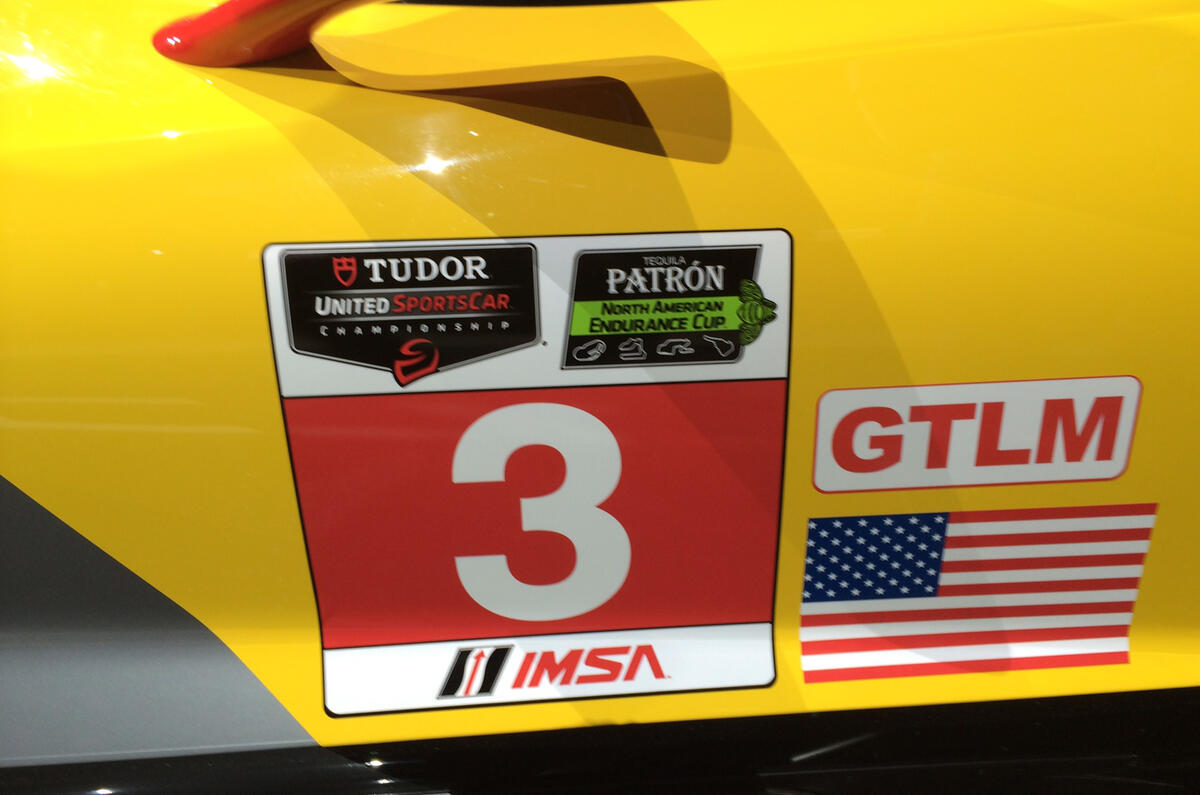 no title Corvette C7.R revealed at Detroit motor show