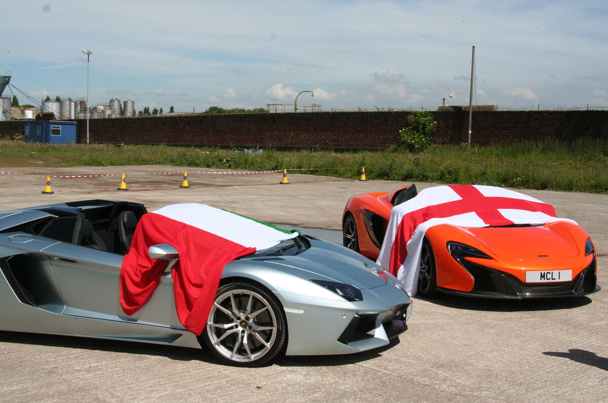 Who makes the best supercars? Only a noisy tunnel blast can decide
