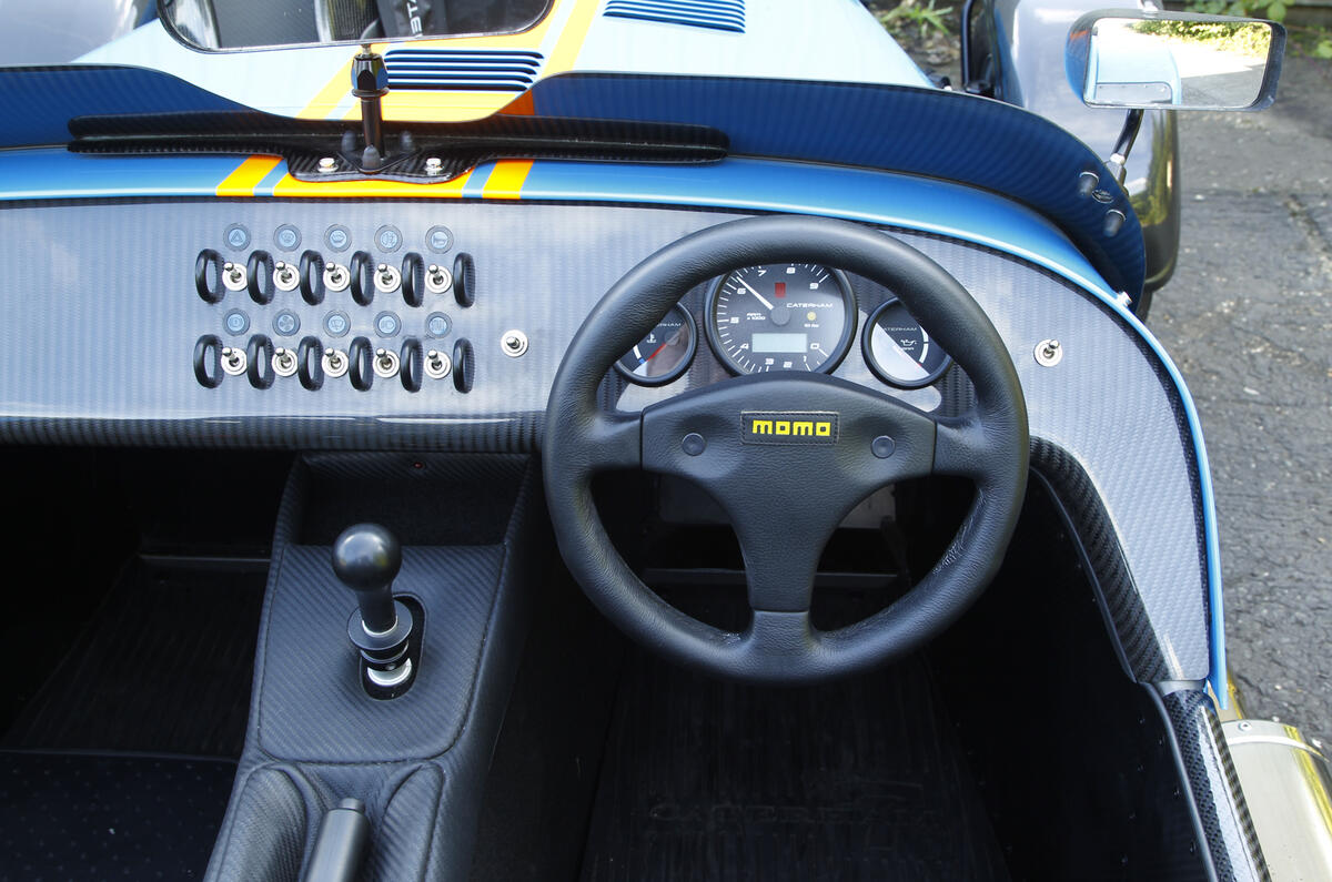 Caterham 620R dashboard