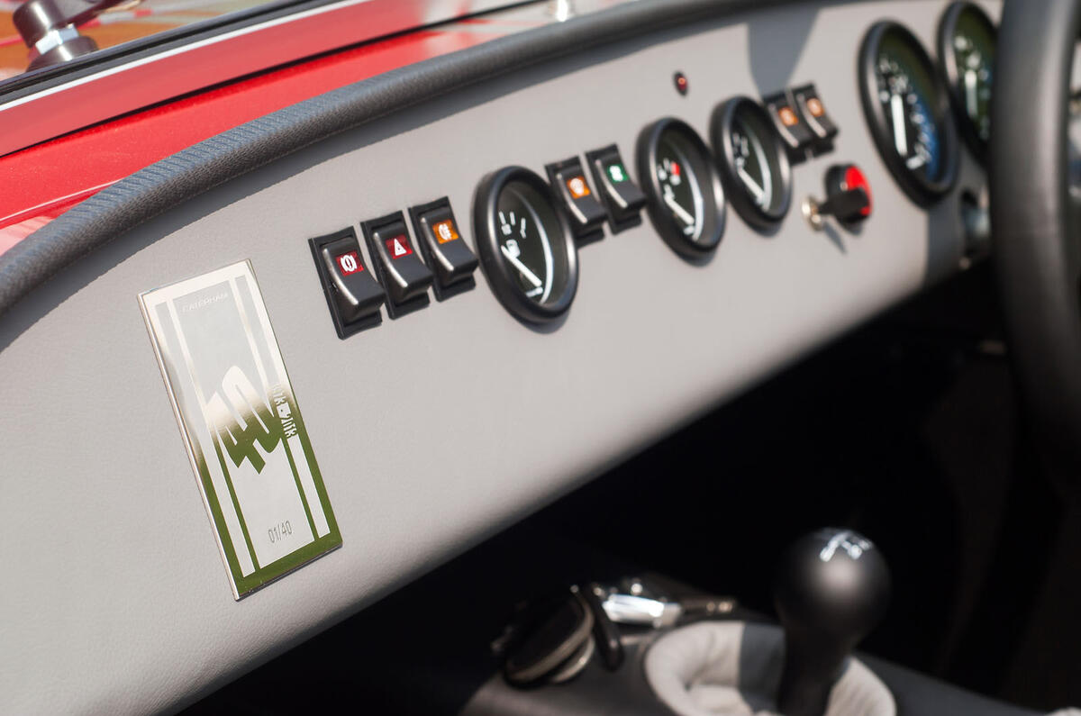 no title Caterham Seven celebrates 40 years with limited-edition pack