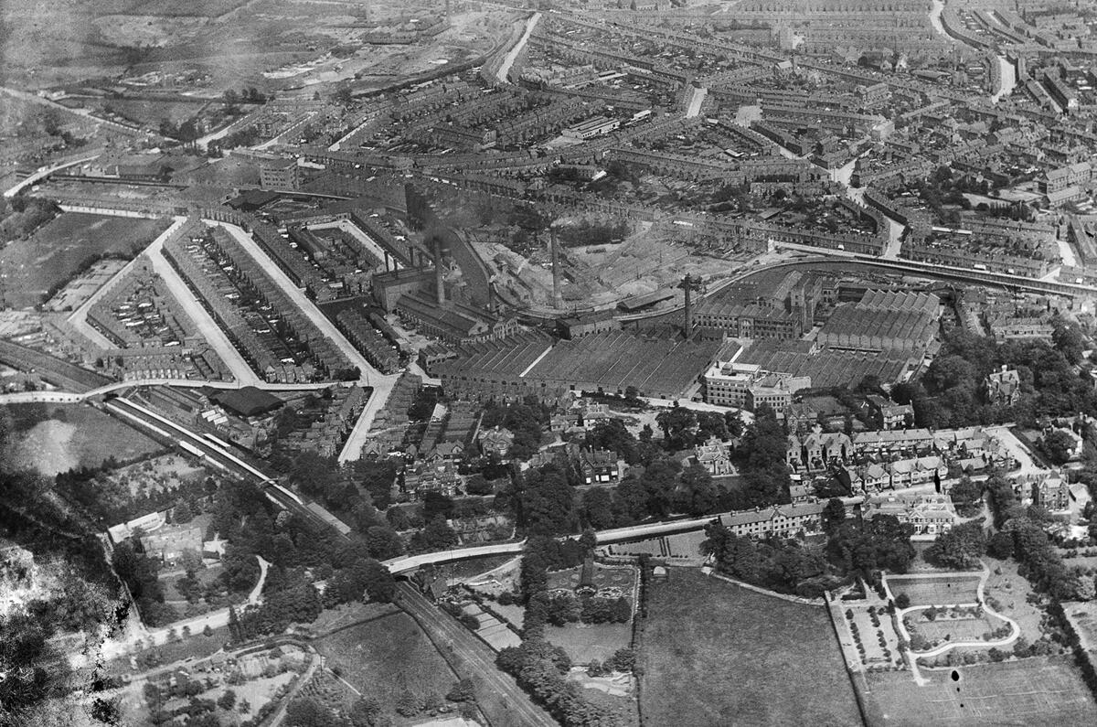 England's motoring heritage from the air - picture special