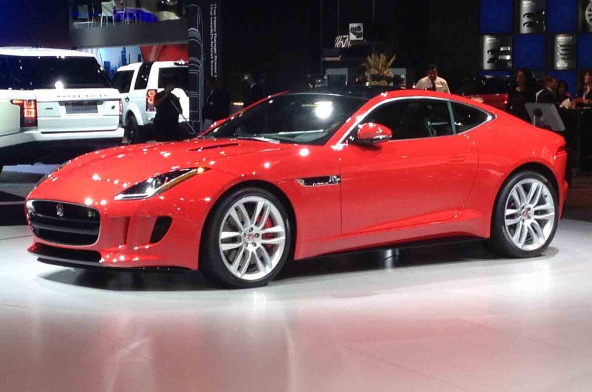 Jaguar F-type coupe revealed