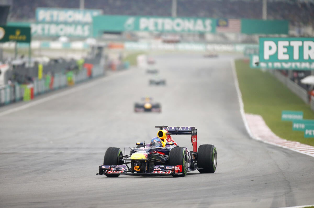 Sebastian Vettel wins explosive F1 Malaysian Grand Prix