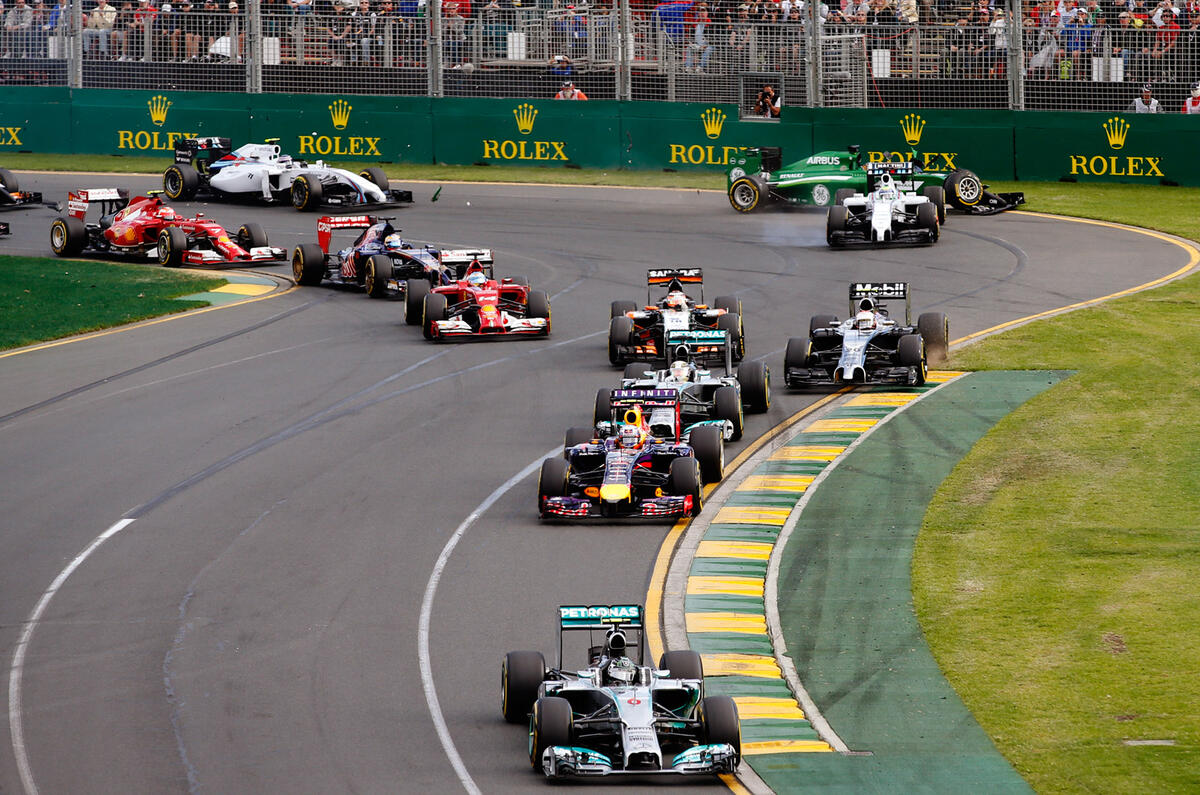 no title Rosberg leads F1 season opener in Australia