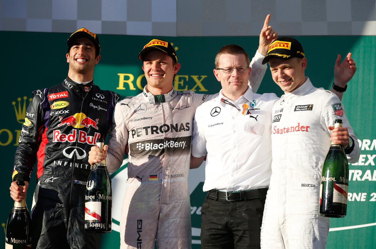 Rosberg leads F1 season opener in Australia