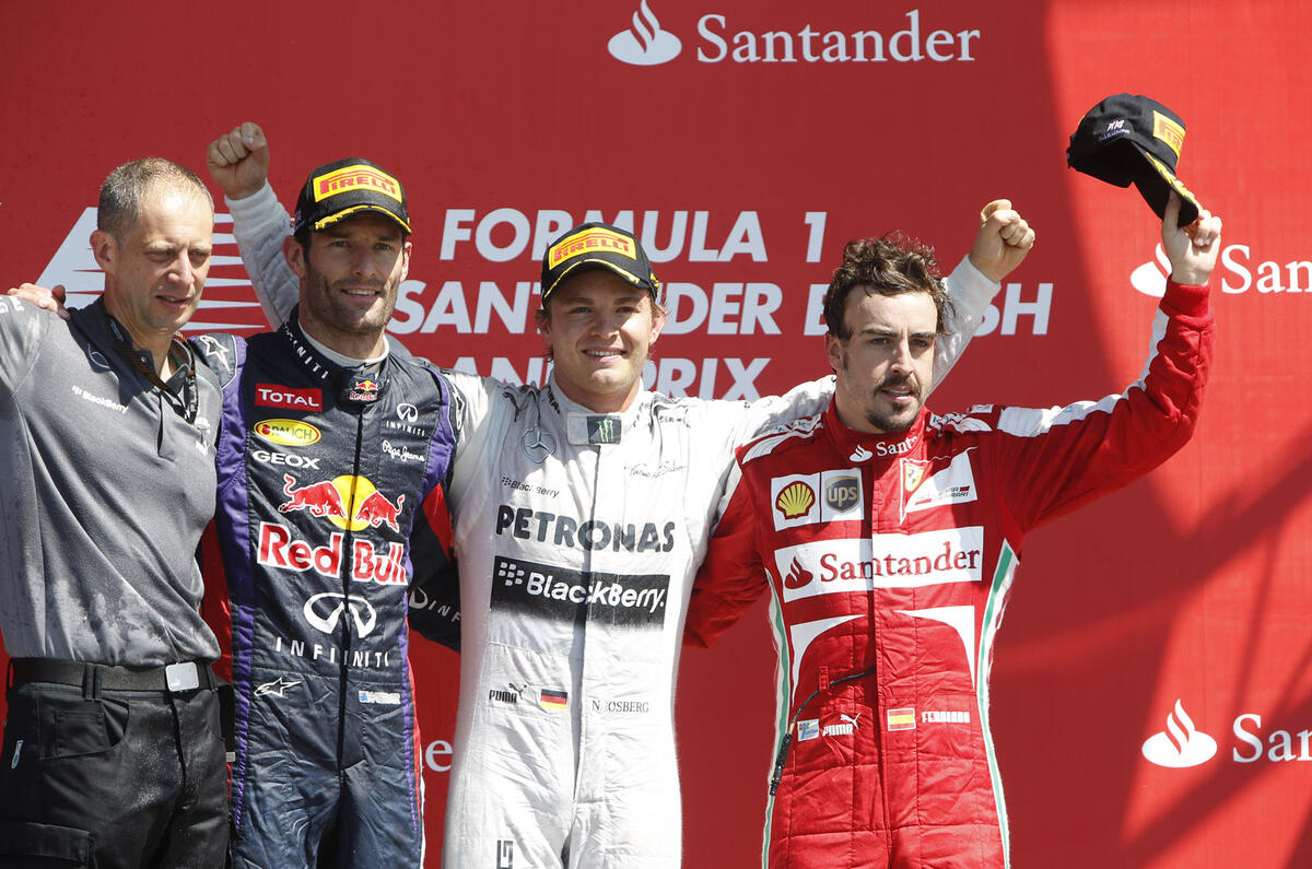 Nico Rosberg wins British Grand Prix amid tyre chaos