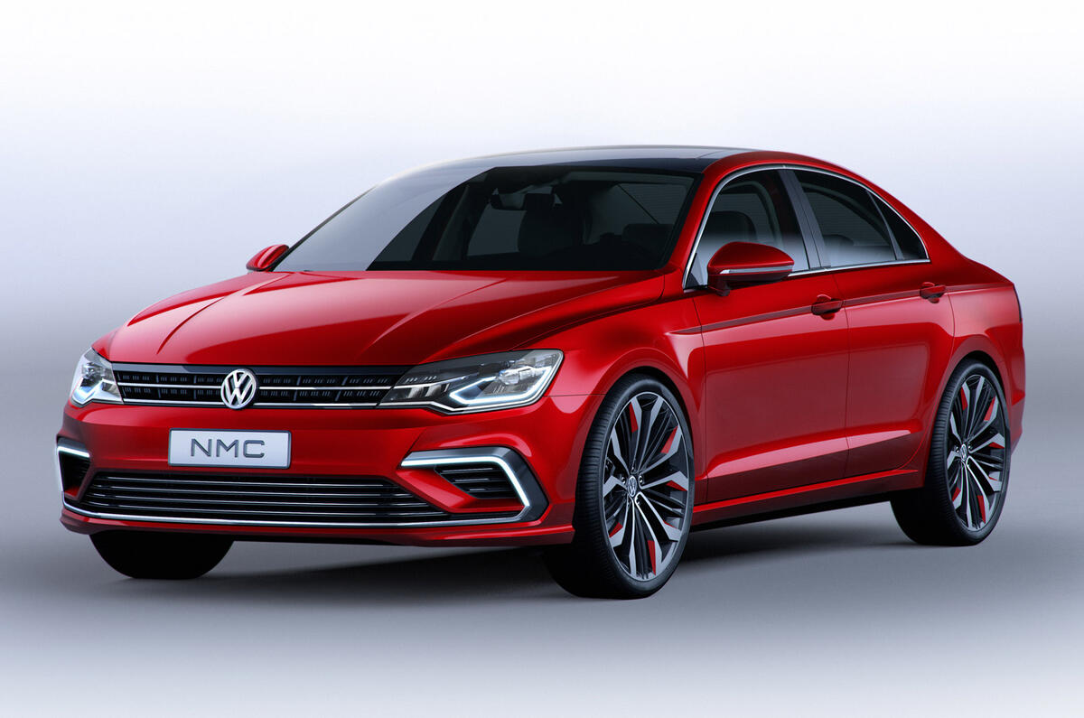 no title Volkswagen New Midsize Coupe concept unveiled at Beijing