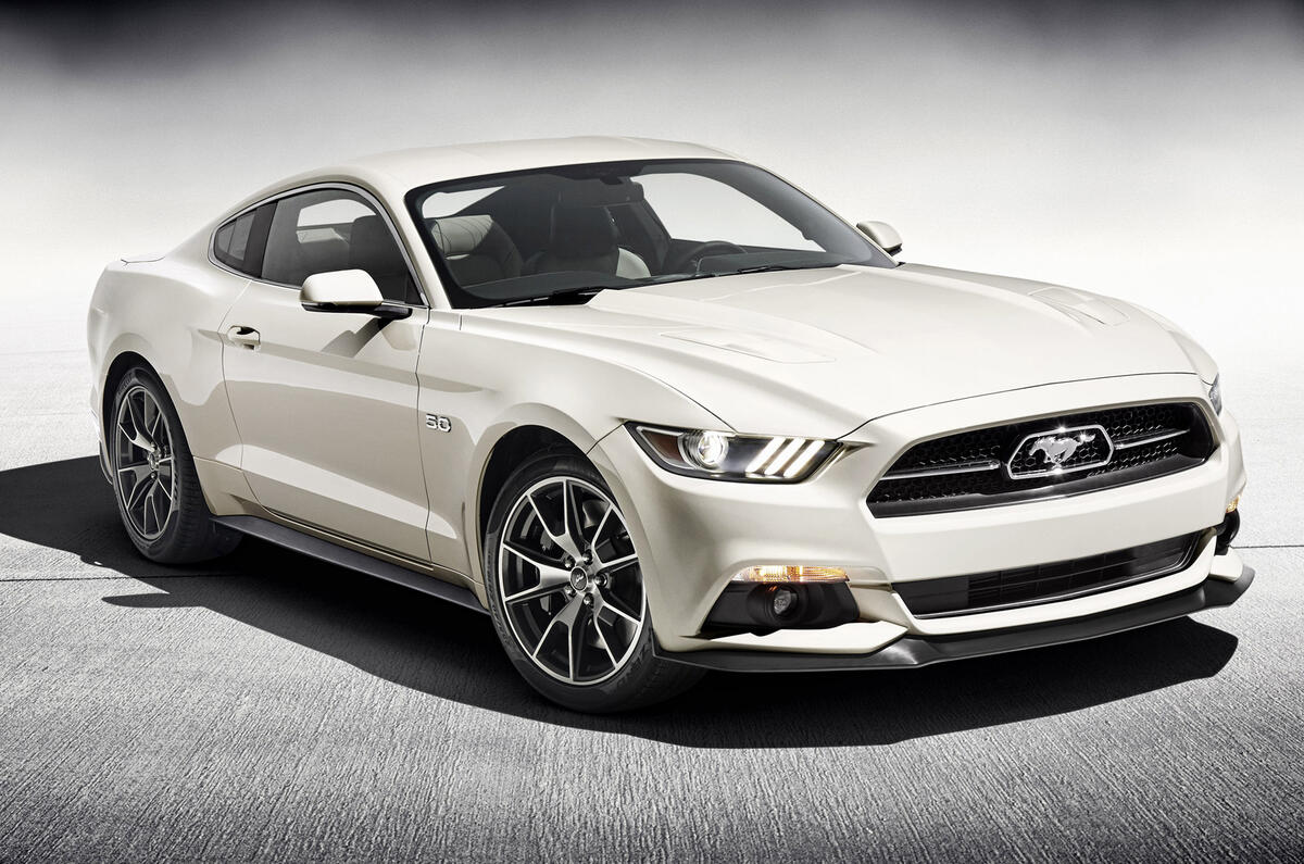 no title Ford reveals 50th anniversary Mustang at New York show