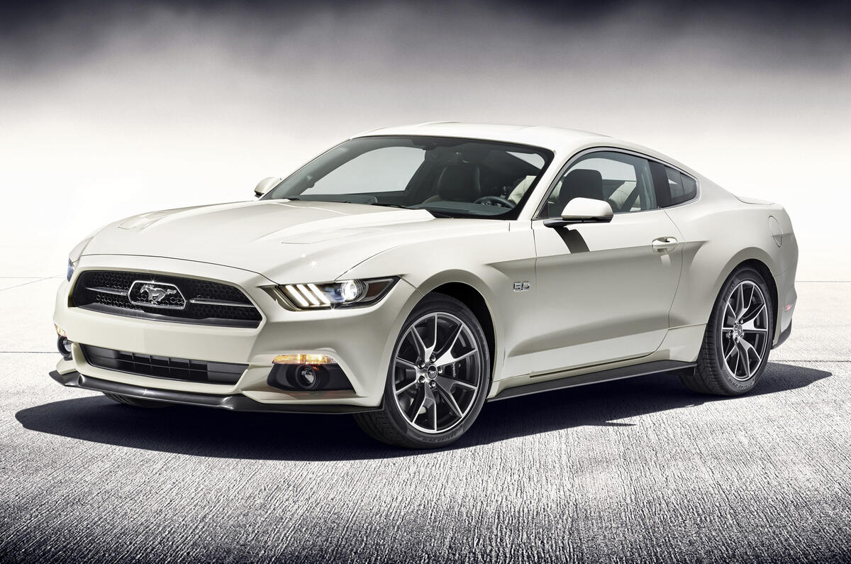 no title Ford reveals 50th anniversary Mustang at New York show