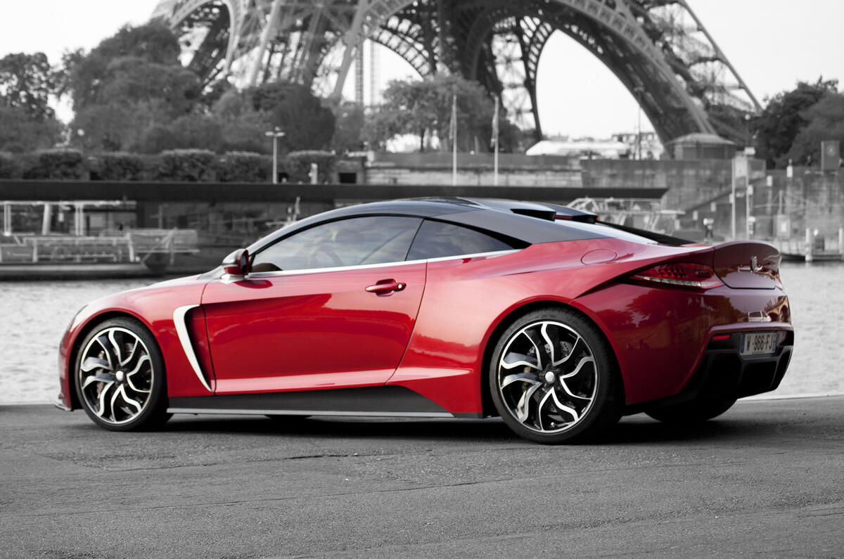 no title UK appearance for French electric luxury grand tourer