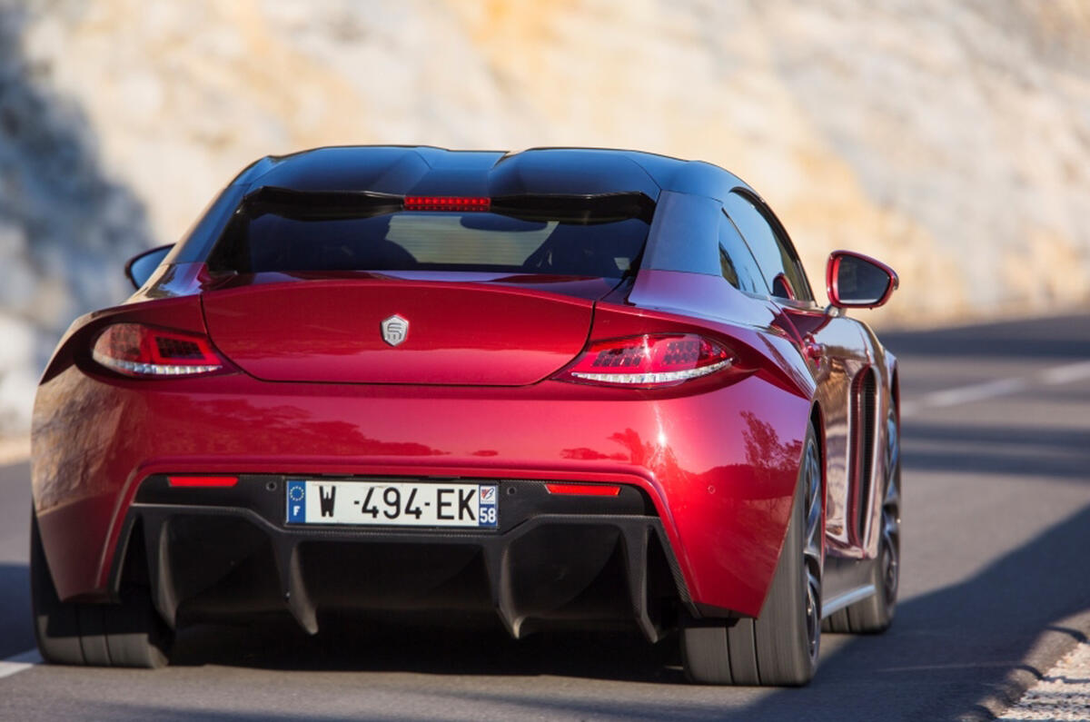 no title UK appearance for French electric luxury grand tourer