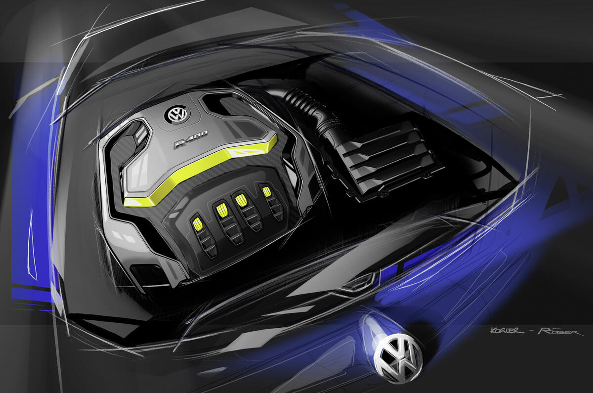 no title Volkswagen confirms 395bhp Golf R 400 for Beijing motor show