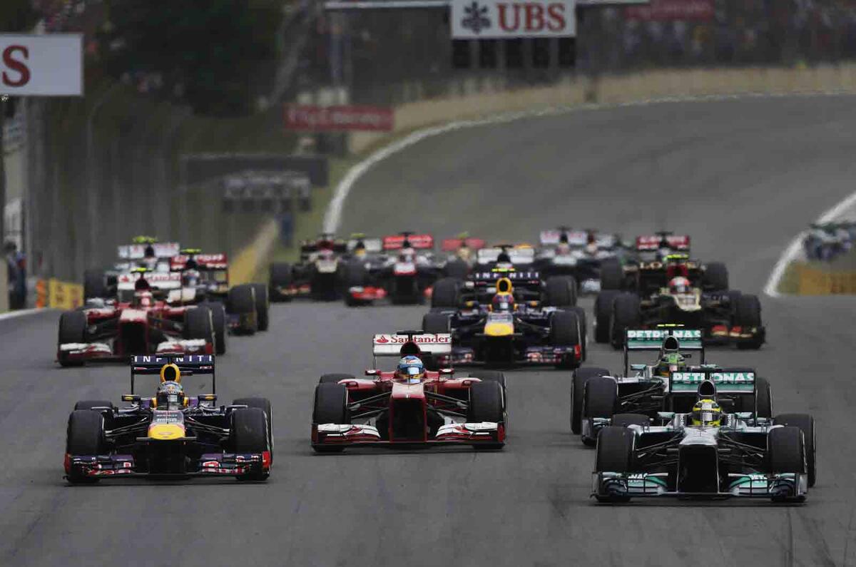 no title Coming down slowly at the end of F1 2013