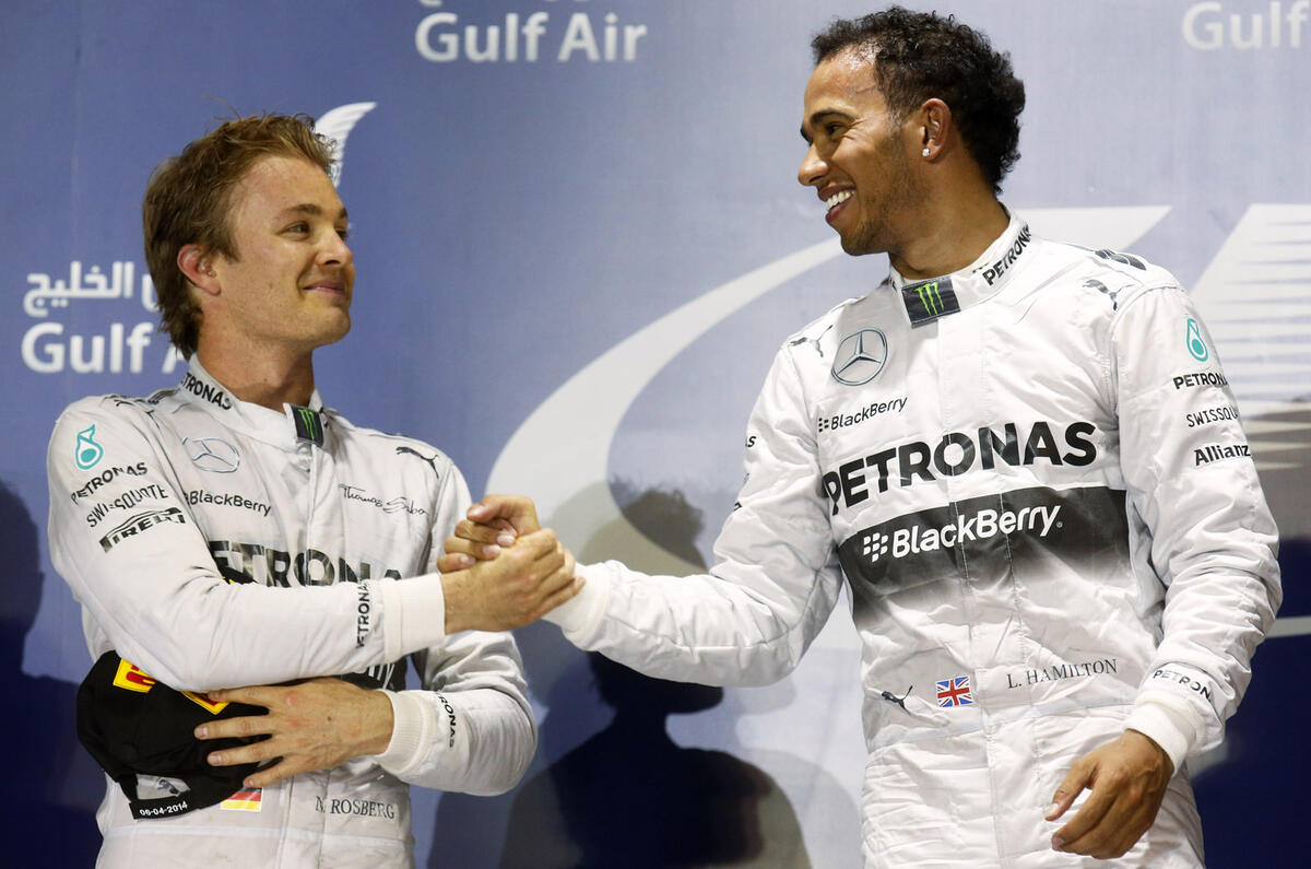 no title Hamilton fends off Rosberg for Bahrain GP victory