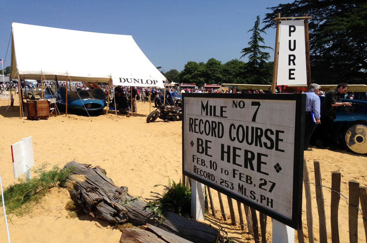 Land Speed Record holders at Goodwood