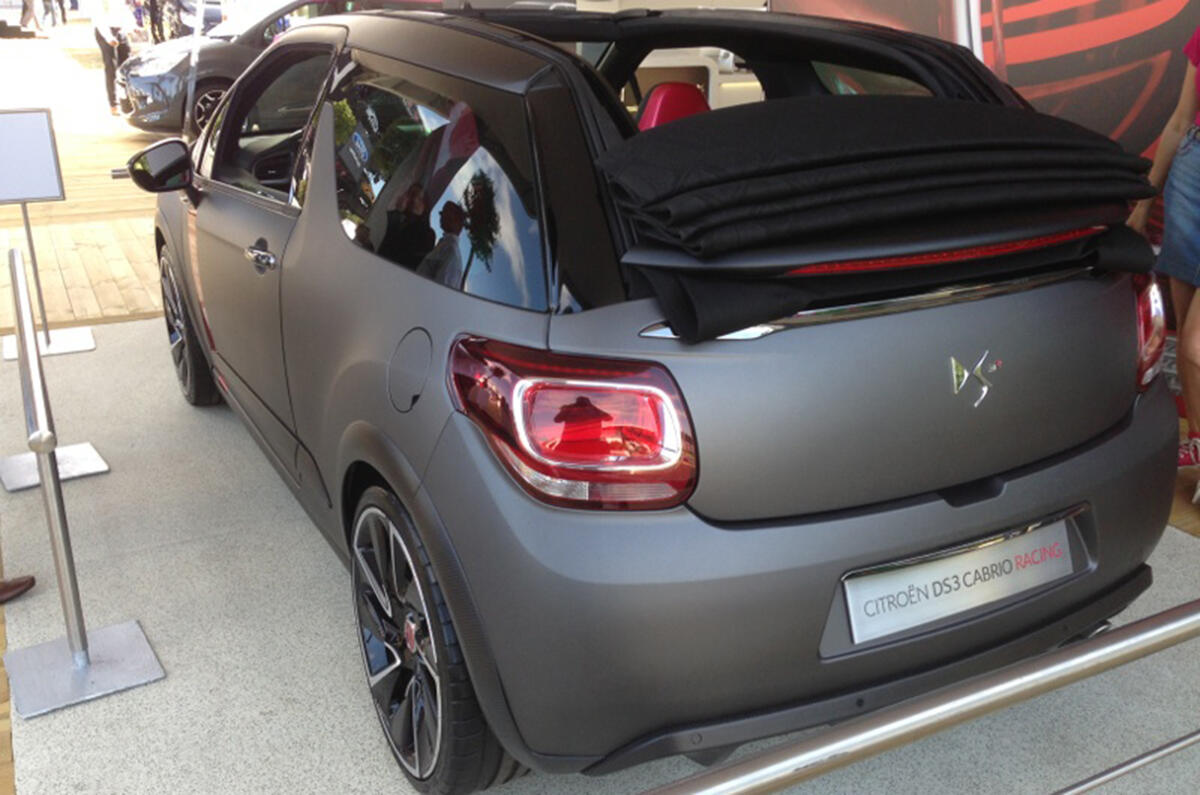 Citroen DS3 Cabrio Racing revealed