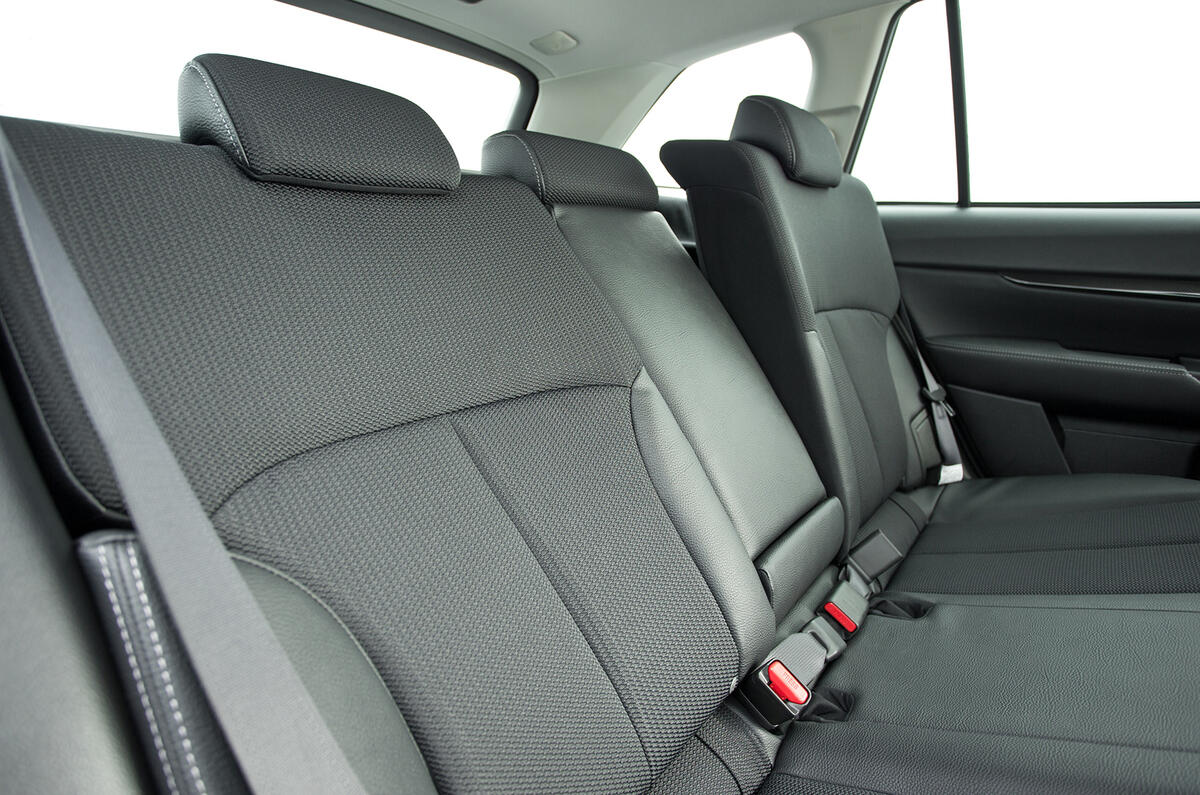 Subaru Outback rear seats