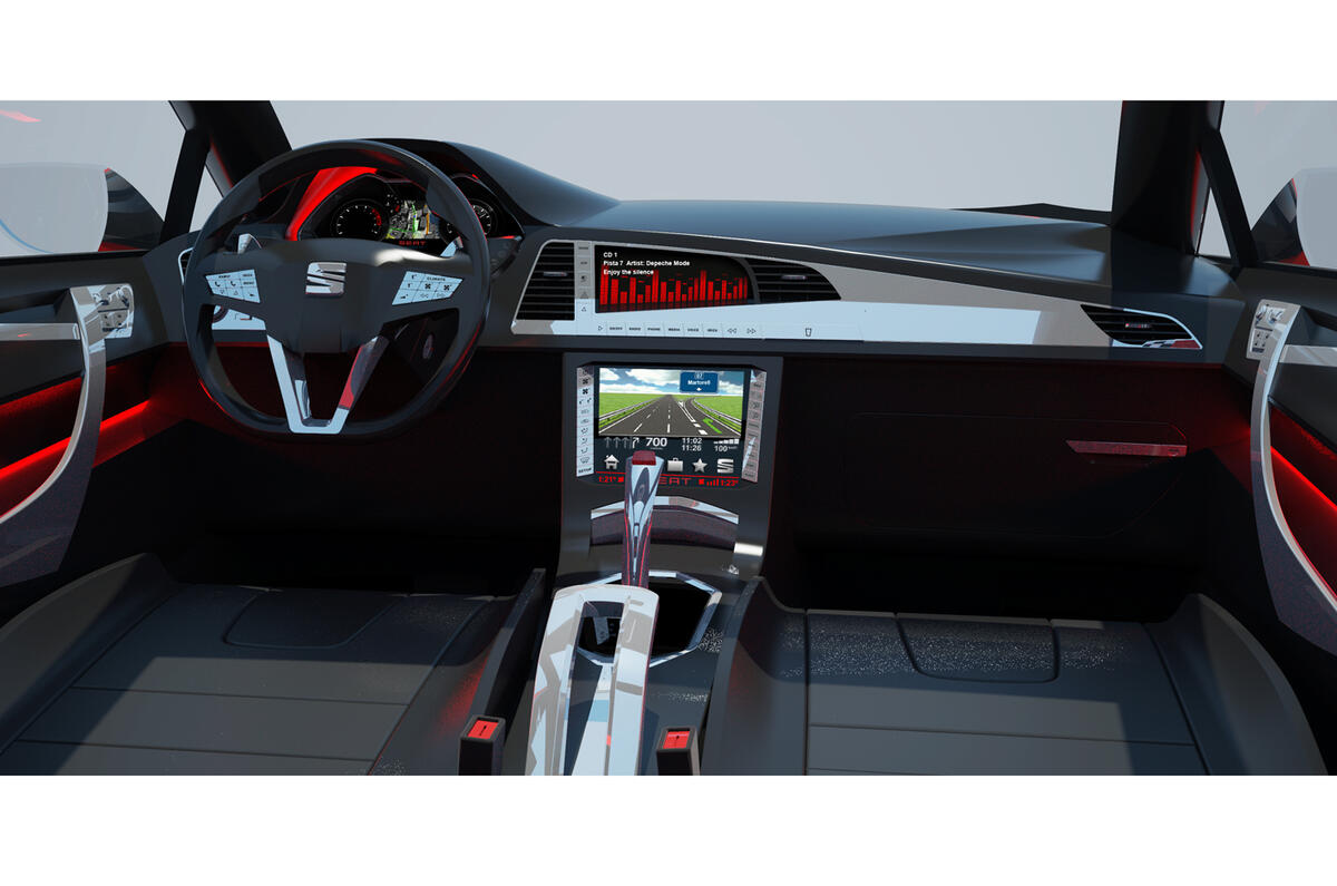 New Seat Ibiza Cupra previewed in computer renderings