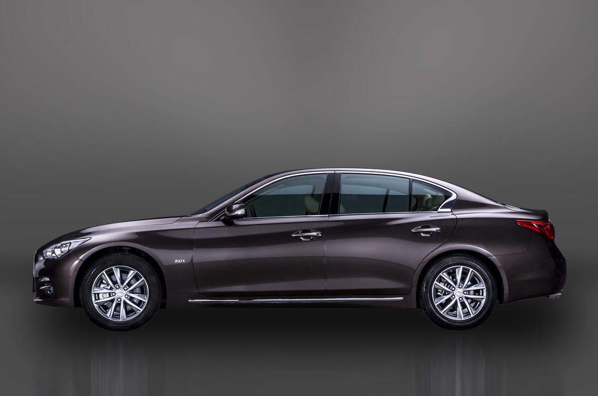 Infiniti reveals long-wheelbase version of the Q50
