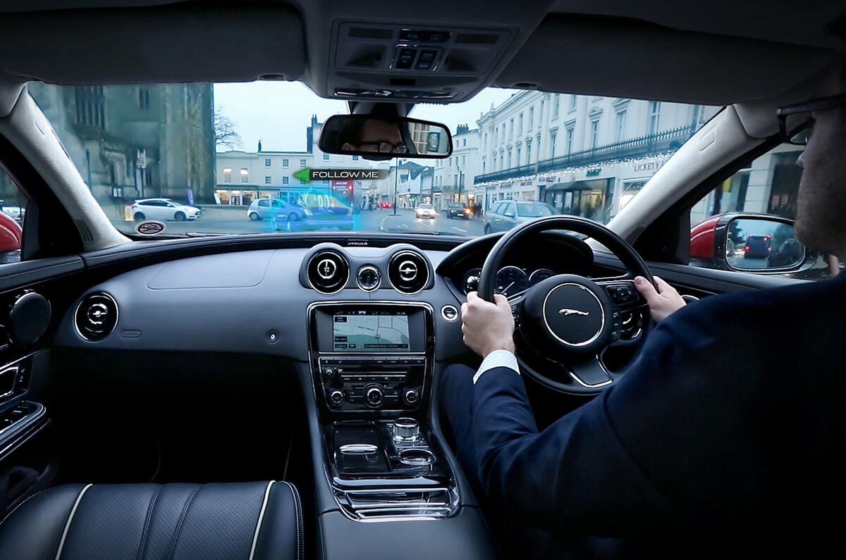 Land Rover previews transparent pillar technology