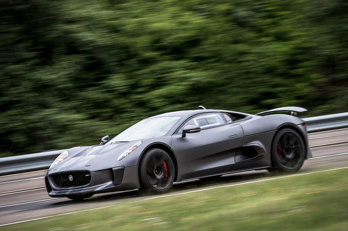 Jaguar C-X75 supercar to star in upcoming James Bond film Spectre Jaguar C-X75 supercar to star in upcoming James Bond film Spectre