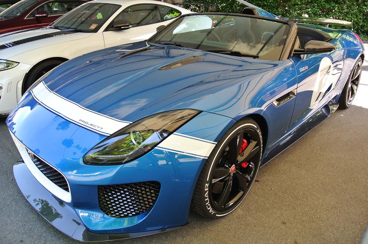 Extreme Jaguar F-type at Goodwood