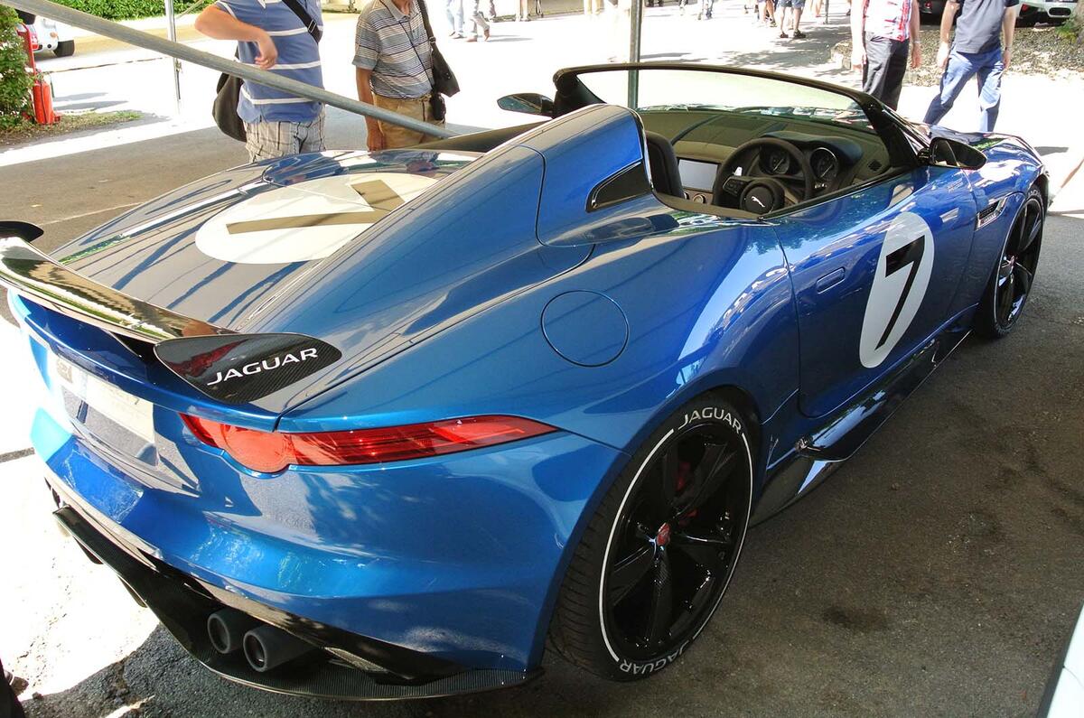 Extreme Jaguar F-type at Goodwood