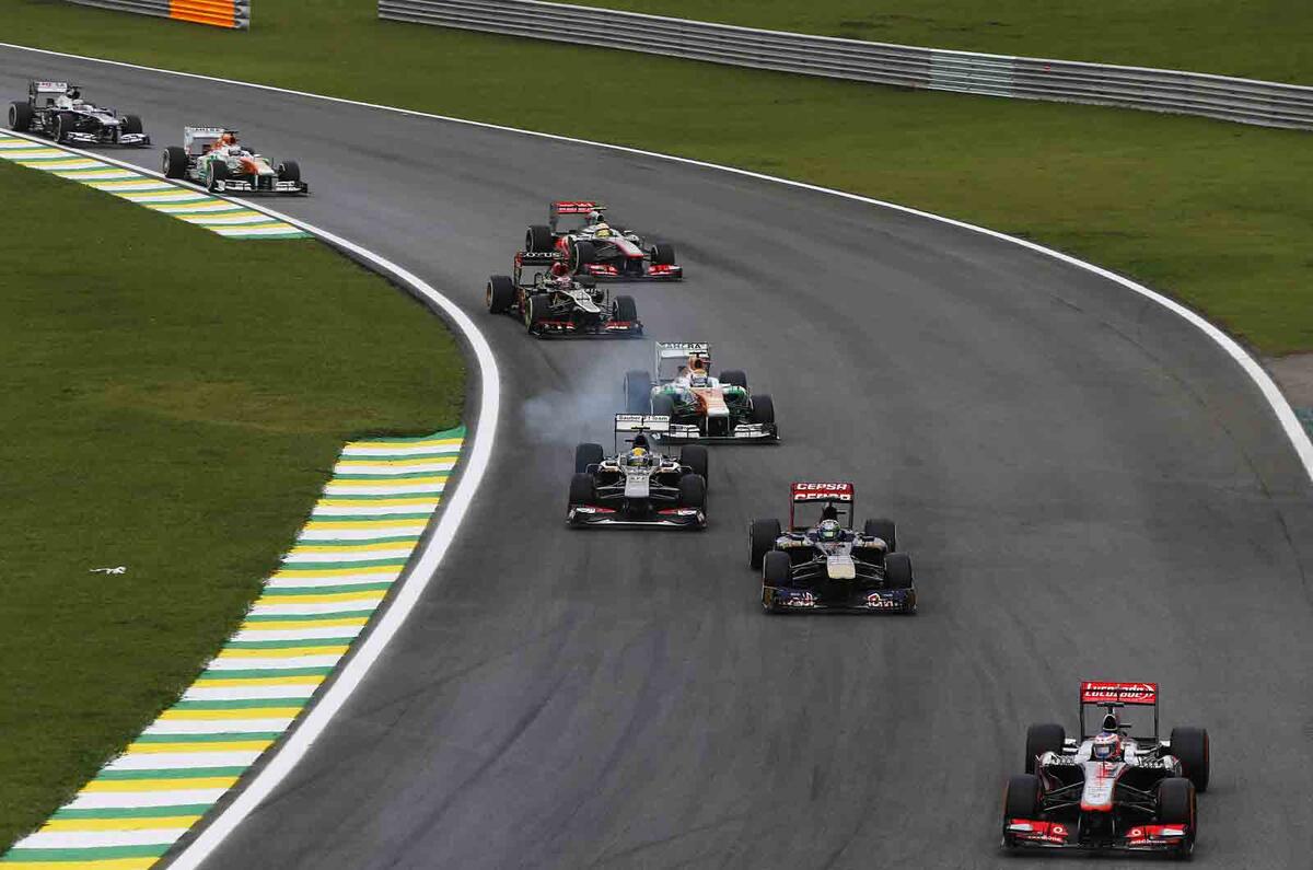 no title Vettel continues record F1 winning streak in Brazil