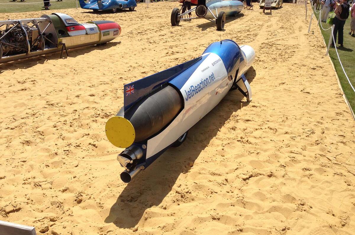 Land Speed Record holders at Goodwood