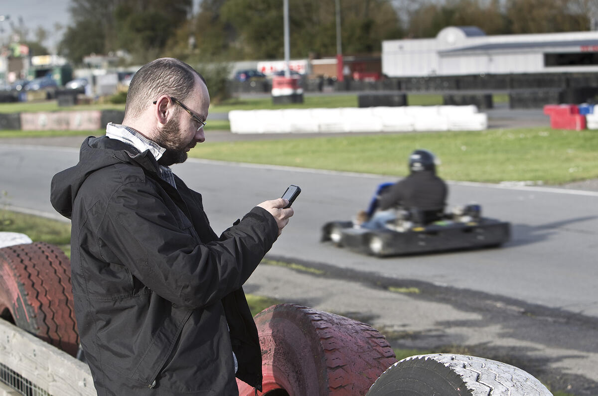 Caterham Seven versus go-kart
