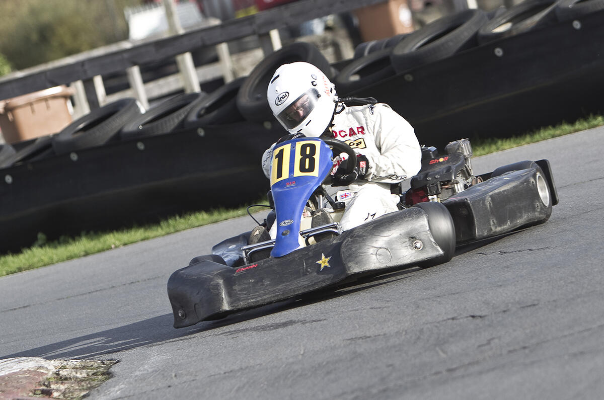 Caterham Seven versus go-kart