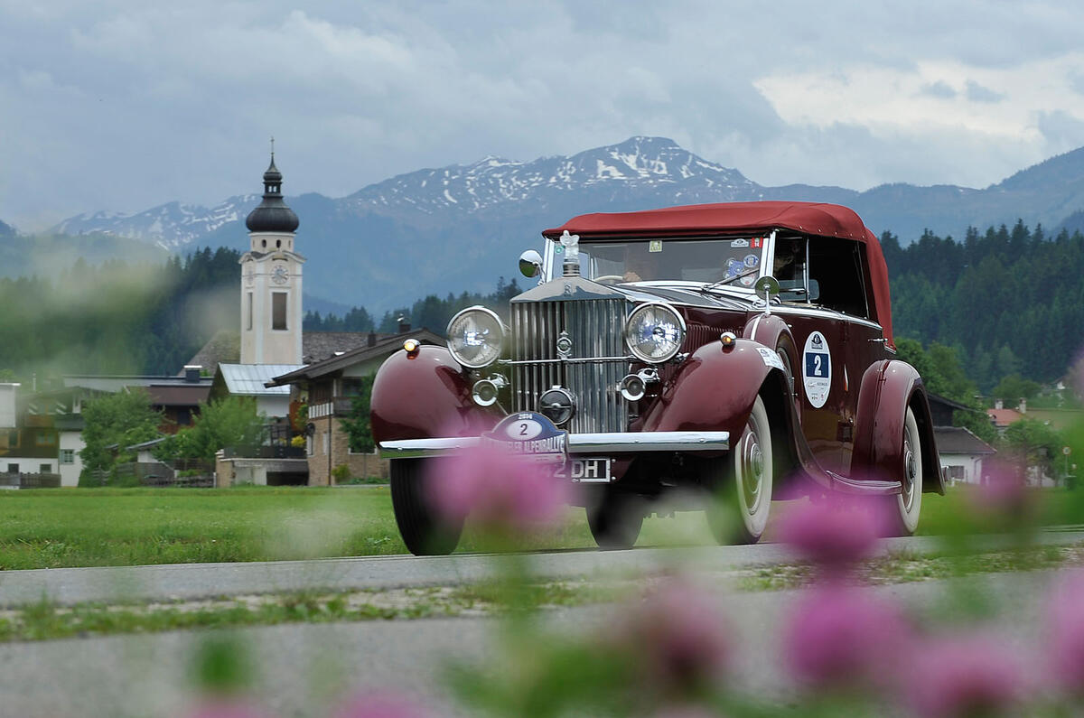 Driving in the Kitzbuehler Alpen Rallye - picture special