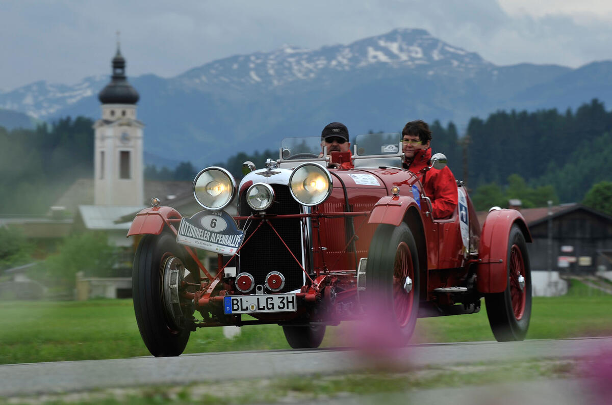 Driving in the Kitzbuehler Alpen Rallye - picture special