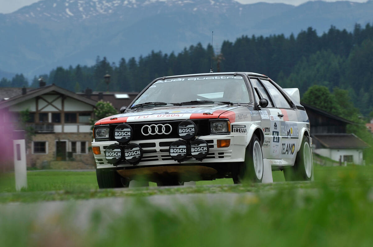 Driving in the Kitzbuehler Alpen Rallye - picture special