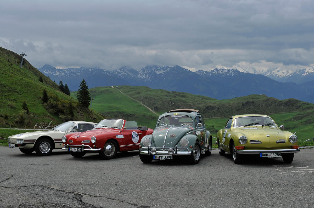 Driving in the Kitzbuehler Alpen Rallye - picture special