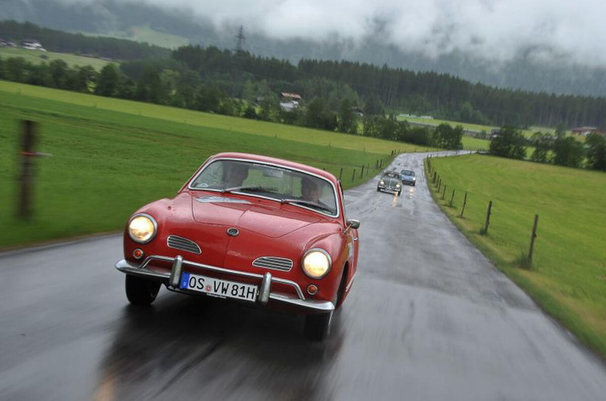 Driving in the Kitzbuehler Alpen Rallye - picture special