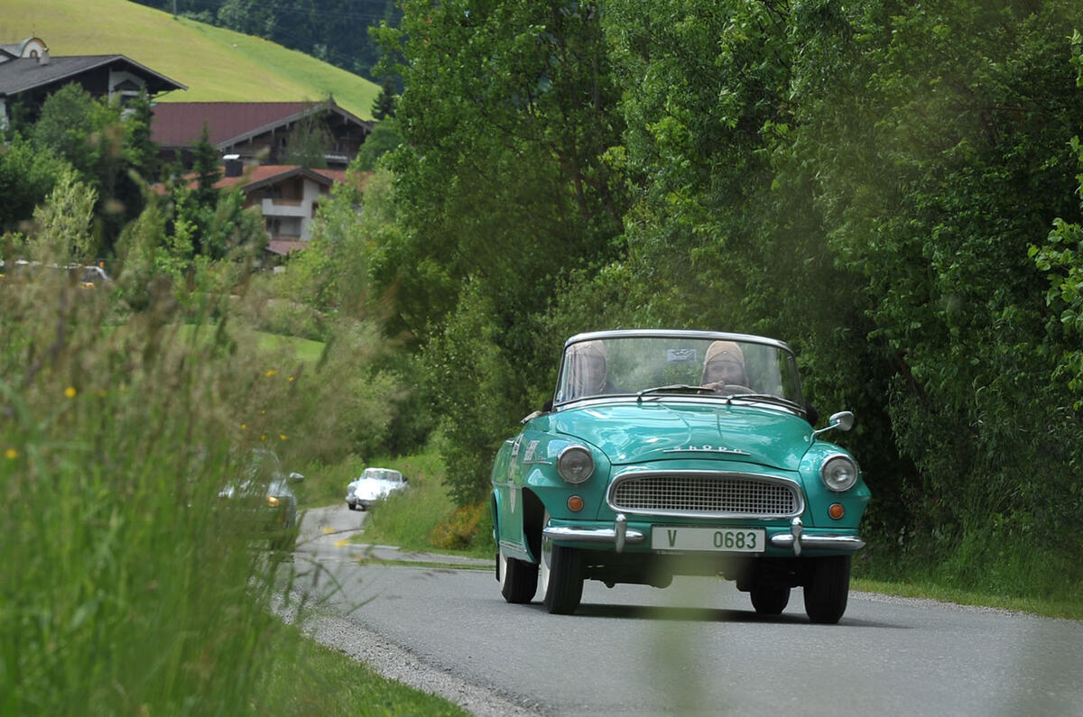 Driving in the Kitzbuehler Alpen Rallye - picture special