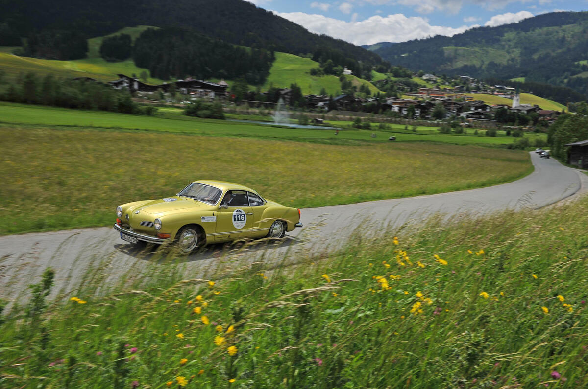 Driving in the Kitzbuehler Alpen Rallye - picture special