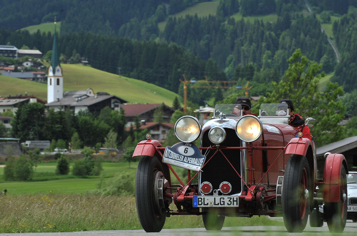 Driving in the Kitzbuehler Alpen Rallye - picture special